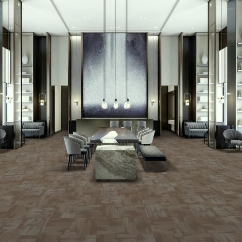 Ковровая плитка Forbo Tessera Contour 1900 Painted Bark